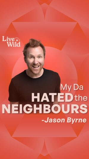 Hilary Rose Instagram - Join Hilary and @thejasonbyrne in Episode 12! 🌟

One of Irelands biggest and funniest comedians, Jason Byrne chats to Hilary about his Dad’s legacy of hilarious tough love, his unlikely start in comedy and his therapist calling him out! 

Listen in now wherever you get your podcasts or from the link in bio! ⭐️🌍 

Follow Jason: @thejasonbyrne 
Follow Hilary here: @thehilaryrose 
Follow Live Wild here: @livewildpodcast 

Thank you for listening to the show, I hope you found it fun and inspiring. 

Please help us bring you the best quality content by rating, liking, commenting and sharing the show with others. 

If you’d like to show your support we would be delighted! 

You can ‘Buy me a coffee’ by following the link below. 
https://buymeacoffee.com/livewildpodcast 

Or if you’d like to donate crypto currency to support us we would be delighted! 

You can donate crypto currency below. 
https://bitdonate.com/embed/donate/live-wild 

You can read more about us or contact us at www.livewild.ie 

As always the Live Wild podcast, its CEO and host Hilary Rose emphasis that this podcast is for entertainment purposes only. 

Thank you! Xxx

#JasonByrne #HilaryRose#LiveWildPodcast #Season2 #NewEpisodes #LiveWild #ThinkWild #BeWild