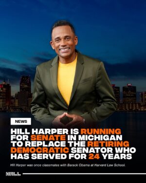 Hill Harper Instagram - Hill Harper, a dedicated public servant, actor, renowned author, and passionate advocate, is running for U.S. Senate to represent the people of Michigan. He is running against his opponent, Elissa Slotkin, who is notably a former CIA analyst and current U.S. congresswoman. Hill aims to fill the seat of retiring Senator Debbie Stabenow, who has served with distinction since 2001. With a diverse and accomplished background, Hill Harper is uniquely positioned to bring fresh, dynamic leadership to Michigan.

Born in Iowa, Hill Harper’s journey has been marked by resilience, excellence, and a commitment to service. As a graduate of Harvard Law School, where he was classmates with President Barack Obama, Hill has always been at the forefront of advocating for justice and equality. His deep ties to the community of Detroit, where he has lived for eight years and operated a small business for seven, underscore his commitment to the state he loves.

Hill’s activism is further highlighted by his role as a presidential appointee on the White House Cancer Panel under President Obama. His advocacy for marginalized communities is reflected in his seven NAACP Image Awards® and his four New York Times bestselling books aimed at empowering young people. Hill’s dedication to education and empowerment has earned him ten honorary doctoral degrees.

Additionally, here are three of his top priorities to reflect the values and needs of everyday Michiganders:

1️⃣ Building a Strong Economy: Hill is committed to fostering an economy that supports small businesses and entrepreneurs. He advocates for a living wage for all workers, affordable housing, and significant investments in manufacturing to ensure economic security for all Michiganders.

2️⃣ Affordable and Universal Healthcare: A staunch supporter of healthcare as a fundamental right, Hill aims to expand access to both physical and mental healthcare, ensuring that no one is denied care due to financial constraints.

3️⃣ Lowering Auto Insurance Rates and Fighting Price Gouging: Hill is committed to making auto insurance affordable and combating price-gouging practices that burden Michigan residents.