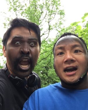 Hiro Murai Instagram - Atlanta fam got 16(!) Emmy nominations today. So crazy proud of the entire team. I can’t seem to find a good crew photo so I’ll just post this incredibly upsetting face swap between @briantyreehenry and me.