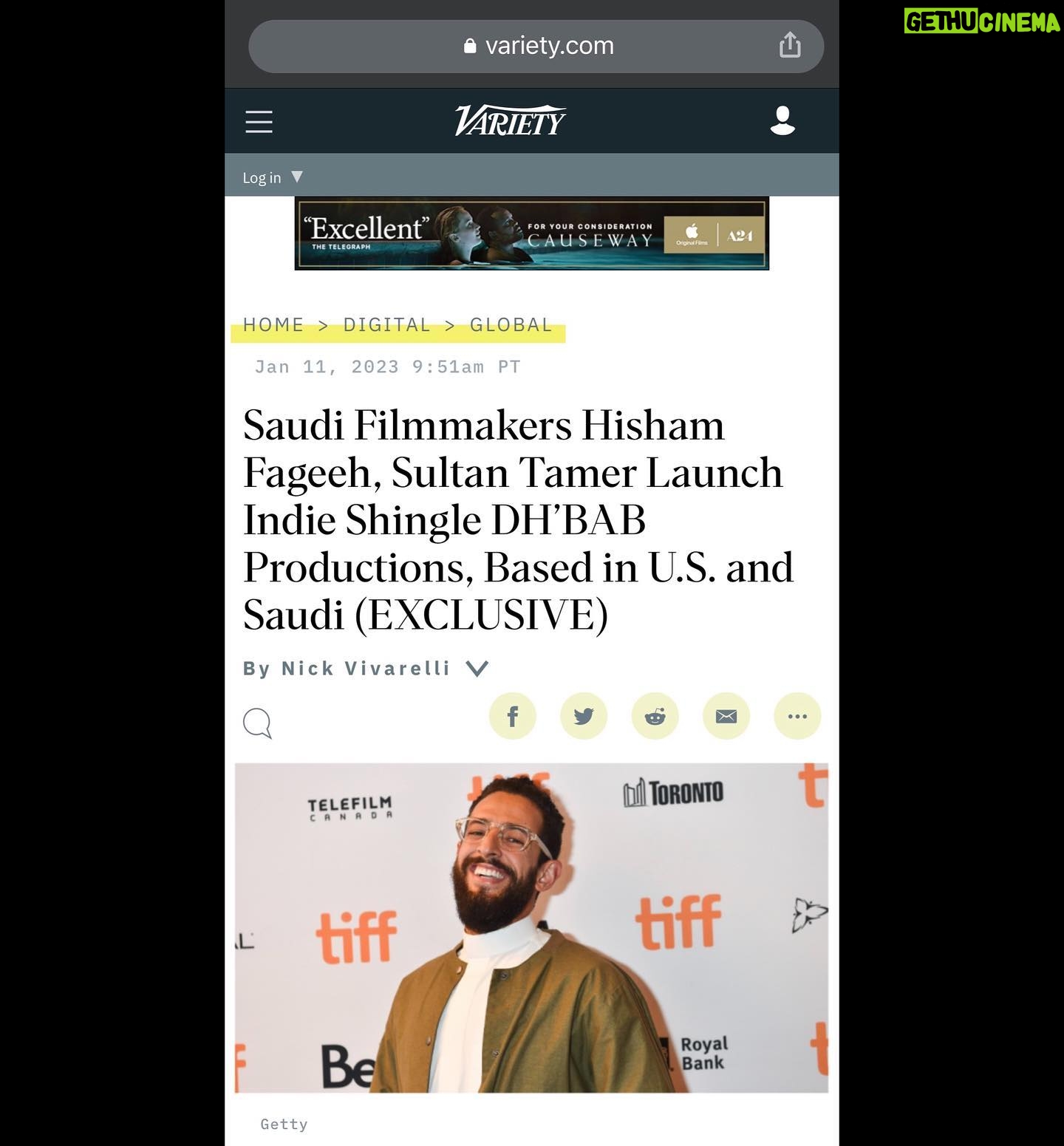 Hisham Fageeh - 3 Likes - Alhumdulillah ضبّاب in @variety. Link in bio