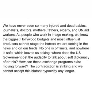 Hisham Fageeh Instagram - If you are or know someone who participated in a US cultural, professional or educational program please sign and share the petition (link in bio).

الترجمة العربية في التعليقات في الأسفل