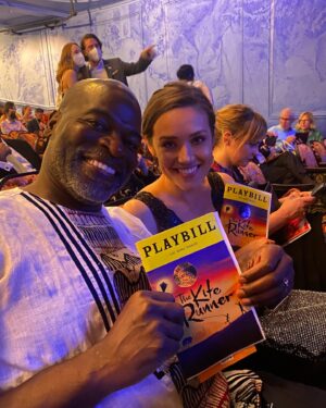 Hisham Tawfiq Instagram - Surprised my brother @amirarison at opening night of “The Kite Runner” Phenomenal Performance 🙌🏿🙌🏿🙌🏿🙌🏿!!! #thekiterunner #theblacklist