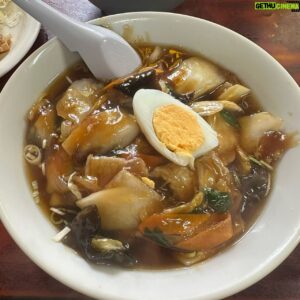 Hitoshi Ozawa Instagram - おはようさん❗️
今日は町中華の広東麺🍜
なぜか広東麺は
どこで食ってもハズレない👍