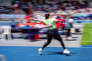 Hollie Arnold Instagram - Time flies… and so do Javelins 🚀🦾💫
•
•
Thank you @flickr 📸
•
•
#javelin #sport #thrower #javelinthrow #photography #pending #paris #next #spark #photo #timeflies