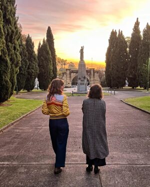 Holly Ringland Instagram - Last month, Catherine Milne, the woman behind many of the books we’ve all loved in the last decade, won Commissioning Editor/Publisher of the Year, at the 2024 Australian Book Industry Awards. Judges comments: “The judges were undoubtedly impressed by Catherine Mine’s success in 2023. Her track record consistently showcases her respectful collaboration with authors, and her adeptness in shaping their careers and bodies of work for the better.”

Since 2016, everything I’ve learned about how important a publisher is for an author, and how profound the relationship between publisher and author can be, is because of the honour and privilege I’ve had writing, editing, and publishing books - sharing stories and life - with @catherineishome as my publisher. 

A year ago, we were taking a dusk walk in a park (pictured). I noticed a sculpture of a woman ahead of us and remarked on her raised arm. Catherine said something like, “She held something once. But it went missing. See how her hand is empty?” We kept walking and chatting, but the sculpture’s empty hand lodged in my heart. Gave me a feeling that I recognised in my body in a deeply familiar, old way. Her empty-handedness. That sense of loss and absence. Of theft. Thinking now of how the sculpture made me feel that day makes me realise, this is who Catherine is as a publisher to me, made of stories as she is: she points me towards what I thought was gone from me in my stories, and she says, look again. And with the power of her conviction, I realise, I see for myself, I was never empty-handed all along. The author I am, and the writer and storyteller I am ever-becoming, is because of how transformative it is having Catherine’s belief, support, spirit, enthusiasm, love, respect and care at my back and in my stories. Putting our heads together and working on Alice Hart, Esther Wilding, Joy, and my future books that are coming, is one of the greatest joys I have ever experienced.

Congratulations, Catherine. This recognition is utterly correct. Thank you for the heart you pour into your work. All of us - your authors and readers alike - are bettered because of you.