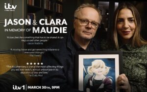Hugh Bonneville Instagram - Jim Carter & me with @jasonwatkinsofficial & @clarabetsyfrancis at a screening of their intensely personal film about Maudie, the daughter they lost to #sepsis. It’s an incredibly powerful account of living with grief  and learning about a killer disease that most of us know little about. Please watch. #InMemoryOfMaudie Thursday 30th March at 9pm on @itv 1 & @itvxofficial.

#sepsisawareness #childbereavement