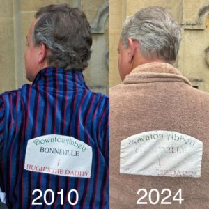 Hugh Bonneville Instagram - Faded but hanging on in there. 

Delighted to have started work on the third #DowntonAbbey film.