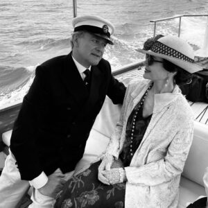 Hugh Bonneville Instagram - Boating in the South of France… a certain je ne sais quoi. #DowntonAbbey2 #behindthescenes #homage #SomeLikeItHot #NobodysPerfect