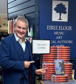 Hugh Bonneville Instagram - Thank you to Tim O’Kelly and the team at @onetreebooks for launching my book so joyously last night. ‘Playing Under the Piano’ is now on sale everywhere (apart from America and Canada - just have to be an ickle bit patient, Nov 8 isn’t far away).

4️⃣ It’s all his fault. With literary agent @roryscarfe1 who for years nagged and cajoled me to sit down and write.

5️⃣ With @prosserstewart and @damianmontagu, who bought multiple copies so they can read it many times. Smart thinking.

6️⃣ With my long suffering acting agent Donna, one of the principal characters in my book.

#PlayingUnderThePiano #memoir #booklaunch