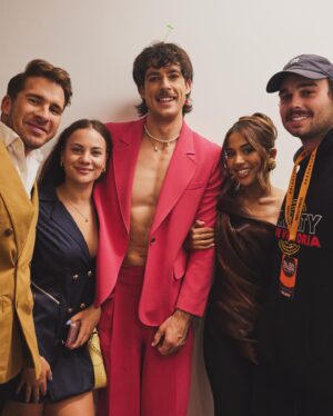Hugh Sheridan Instagram - Still reeling from an incredible night hosting Global Citizen Nights in Melbourne Australia last week for @glblctzn 

Congratulations to all the youth leaders from Asia-Pacific who were celebrated & heard for their work in climate change, indigenous rights, education, equity & by setting example. 

Thank you @poloralphlauren for the beautiful threads, to my super spunky cohost @mariathattil & to all the performers from @crowdedhousehq @behani.official @sampa_the_great @heyimgojo @nookymusic @3three.percent y’all smashed it ❤️‍🔥

Oh, & @sarahferguson15 you rock!!!

🌏 ♥️ 🌎 ⭕️ 🌍