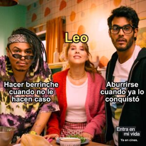 Hugo Catalán Instagram - Amixes! En la peli de #EntraEnMiVida 🤳🏻 los personajes y personalidades están tan divertidos que se nos ocurrió hacer este photo dump de los signos. Busquen el suyo!!!

Etiqueta a tu mejor amix para que vea el suyo y deja en los comentarios un 😎 si confirmas tu signo, hahaha!!

¡YA EN CINES!
@paulinagoto @ximenamusic @iztaparrasta @pirexiafilms
