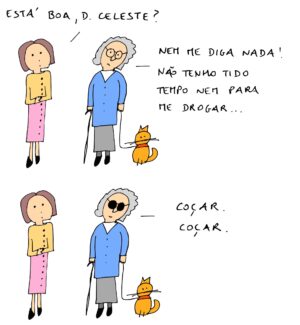 Hugo Van der Ding Instagram - Celeste da Encarnação, velha mas moderna.
