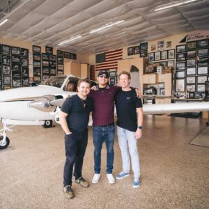 Hunter Hayes Instagram - After a long time manifesting, finally got to get in the air with our new touring flight crew member @flywithowen - So grateful for an incredible day getting to fly this beautiful Bonanza over some stunning California scenery! // 📸: @matthewalecgold #beechcraftbonanza #beechcraft