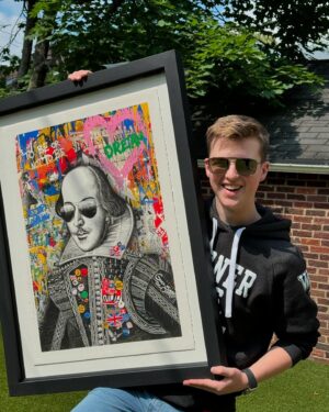 Iain Armitage Instagram - I love your art, @mrbrainwash !!!