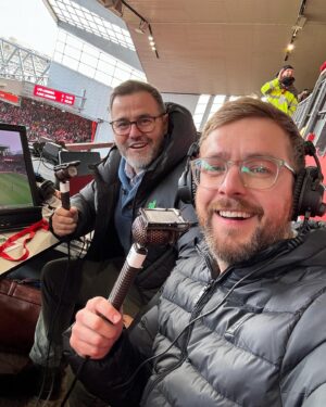 Iain Stirling Instagram - What a day yesterday was! Thank you to @liverpoolfc for allowing Chelcee and I to host the Legends match once again. What a buzz. Torres is my new best friend. Loads of money raised for the Foundation. Happy days!