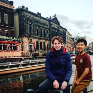 Ian Chen Instagram - I had a great time in “Amsterdam” with my friend @george.masontv for 24hrs on 4/1/19!

Happy April Fools 😂 (btw im not in amsterdam lol)