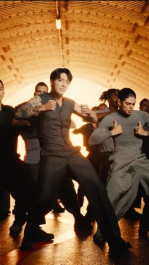Ian Eastwood Instagram - JUNG KOOK - “STANDING NEXT TO YOU” OFFICIAL MUSIC VIDEO OUT NOW!
•
can’t believe that i got to dance as an opposite next to my big bro @brianpuspos in a way we haven’t gotten a chance to in years! 🥹 THANK YOU #jungkook for bringing this opportunity to us and keeping an eye out, you are truly a HIGH LEVEL artist! a HUGE shout out to our brothers @keonemadrid & @shaylatukolan for the icey choreo, keeping us fresh, & top caliber. 🤌 and thank you to @minbro1325 & @denis_stulnikov for holding us down on-site and in rehearsals and cleaning us up!
•
had the most fun i’ve had with this group of guys that i’ve had in years so shout out to the squad! @v1nh @nickjxseph @devinpornel @jakekodish  @brianpuspos @bboynick90 so honored to be a part of this! 
•
last but certainly not least, thank you to our incredible director @tanumuino, the video turned out INCREDIBLE & you were such a pleasure to work with!
•
#dancer #golden #standingnexttoyou #jk