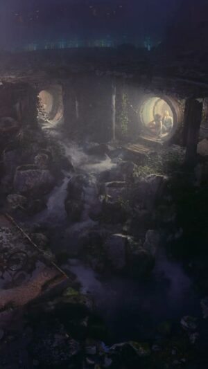 Ian Hubert Instagram - I was working on a shot that I thought had a nice environment, so I rendered out this loop! Lots of scans from RealityCapture and PolyCam, and some waterfall footage I filmed near Mt. Rainier. Thanks to Rowan and Sienna for modeling! 

#b3d #digitalart