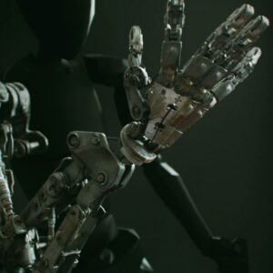 Ian Hubert Instagram - Only took 15 years, but I'm finally getting my act together and  learning rigging in blender! 
Modeled/rigged over the course of several days, animated in 12 seconds with the absolutely wild @hellorokoko smartgloves. Still trying to wrap my head around the crazy things that are possible!! I want it to play guitar so bad. 

#vfx #robot #rokoko #b3d #blender #cg #cyberpunk #filmmaking #digitalart #wip