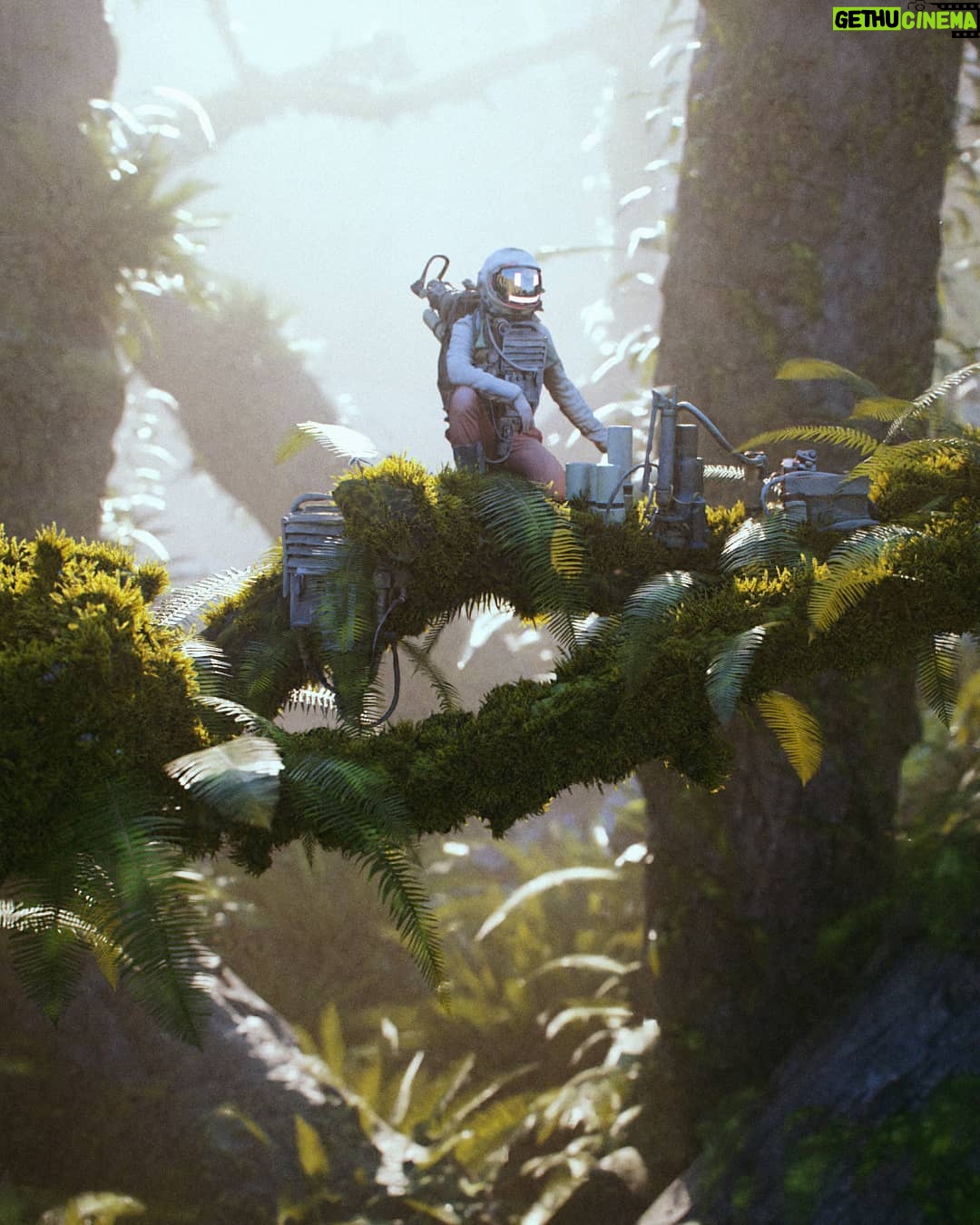 Ian Hubert - 11.6K Likes - Working with some new photoscans and textures i snagged out on the Olympic Peninsula! Grabbed some good moss (a translucent plane set up like a bazillion times) :D
Thanks to @nathan.h.taylor for modeling as the wee cosmonaut!
#b3d #realitycapture #scifi #digitalart #nature #blender3d #photogrammetry #vfx #cg
