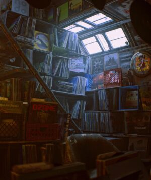 Ian Hubert Instagram - It’s inordinately fun to model a bunch of records :D

#b3d #blender #cg #digitalart