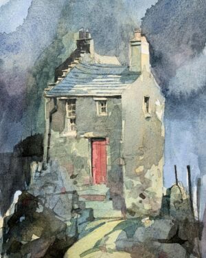 Ian McQue Instagram - more watercolouring. aiming for a john blockley kinda thing but I’ve a million miles to go yet 
#initforthelonghaul #gjohnblockley #myhero