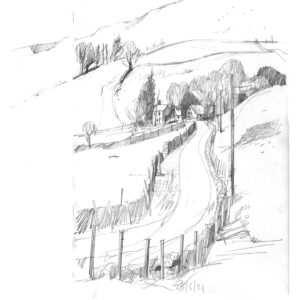 Ian McQue Instagram - Seeing all these ace @pleinairpril posts made me want to get something on the board. (ok the colour one wasn't done from life but the pencil drawing was! That counts, doesn't it?)