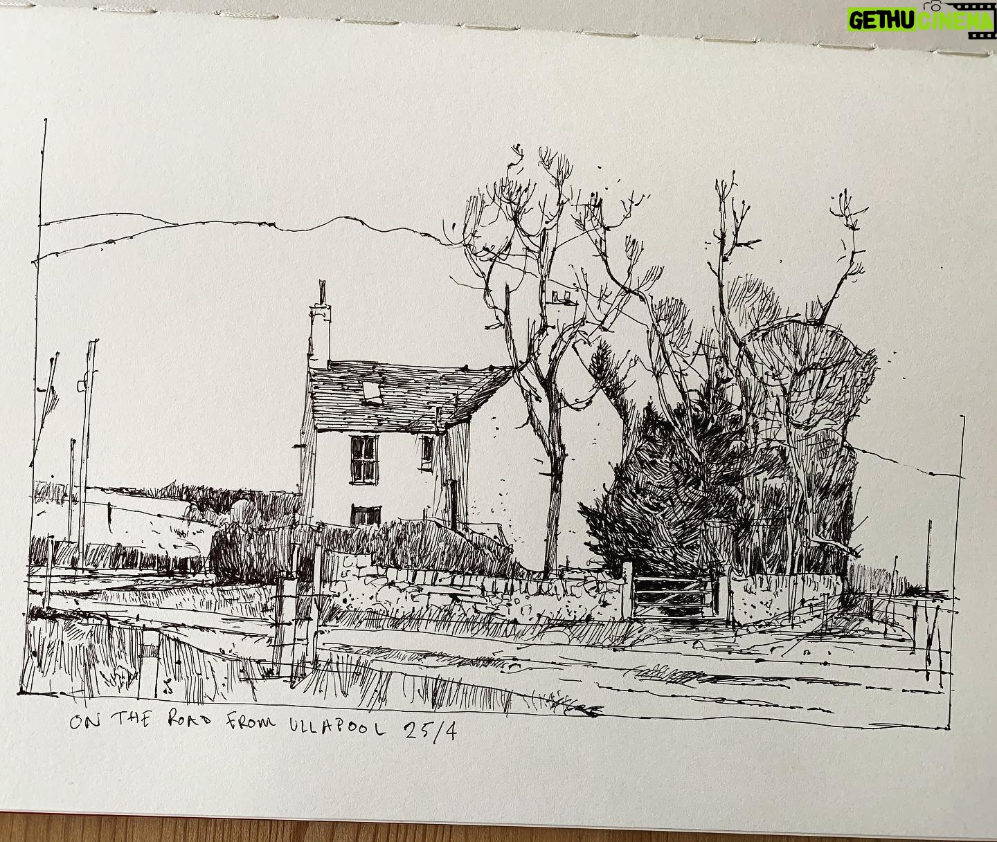 Ian McQue - 7.3K Likes - On the road from Ullapool
#WesterRossSketchbook