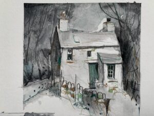 Ian McQue Instagram - talk about mixed media - gouache/grafcube/prismacolor/council pencil
#dogsdinner