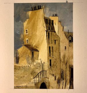 Ian McQue Instagram - mixed media malarkey