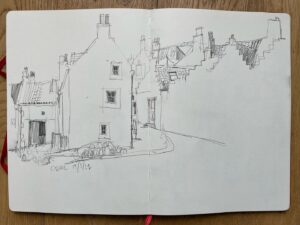 Ian McQue Instagram - Crail Harbour. Forgive the wobbly lines but it was minus 2 and windy af #🥶