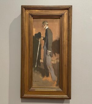 Ian McQue Instagram - Quick whirl around Tate Britain earlier, stuffed full of goodies. This little painting of Aubrey Beardsley by Walter Sickert had quite an effect on me. Genius. #tatebritain #dudecouldpaintabit