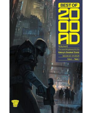 Ian McQue Instagram - Cover for Best of 2000AD vol 6 what I did. Design by @hellomuller. 
#2000AD #JudgeDredd #MegaCityOne #comicart #bucketlist #IAmTheLawActually