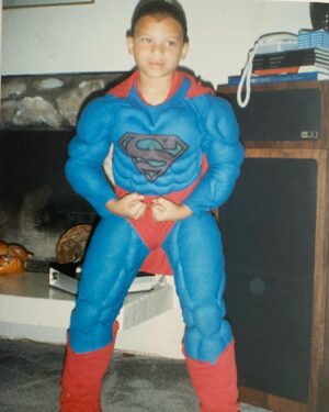 Ian Verdun Instagram - Happy Halloween, ya filthy animals. Fun fact, my mom made this costume. #superman #halloween #superhero #costume #capedcrusader #iwasOBSESSEDwiththiscostume #iseriouslydidntwanttotakeitoff #idonthinkitookitoffuntilthelastpossibleminite #icanfly #andyesiwasthisjackedasachild #whathappened #excusemewhileigoworkout #muscle #pumped #youliftbro