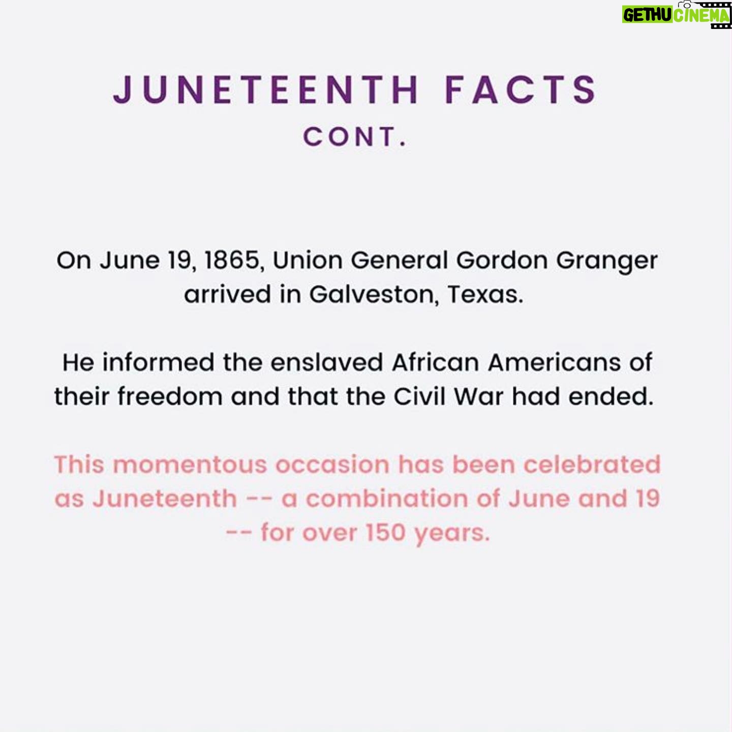 Ian Verdun - 1.8K Likes - Happy Juneteenth, ya’ll! In honor of the holiday, swipe 👉🏽 to read up on some history. #americanhistory #juneteenth #freeyourmind #decolonizeyourmind #ifwedontlearnfromourpast #hellifwedontevenKNOWourpast #howinthellarewegonnalearnfromit #canigetanamenupinhere #rehauleducation #teachthisshitinschool