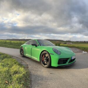 Ian Ziering Instagram - Spent an afternoon in a rented Python Green Porsche 911 Carrera GTS when I was in Germany last week. Drove a 150 mile loop from the Porsche museum through the Black Forest to Baden Baden. The loop included bursts of ridiculous triple digit speed on the autobahn, interspersed with twisty forest roads and farmland straight aways. My buddy Dave and I giggled through each and every G-force that pressed us into our seat. Truly a bucket list item checked off! #porsche #bucketlist #bestfriends
