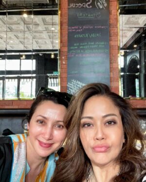 Ida Nerina Instagram - Finally a decent pic of us… despite that I dono what duck face I pulled…😅… 😍