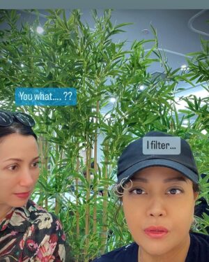 Ida Nerina Instagram - …and what a great filter it was…😂 Sof & I have been working hard to remember to take pics when we are together… making memories kaaannnn…