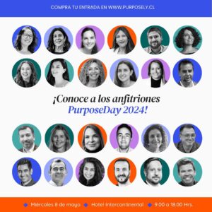 Ignacio Gutiérrez Instagram - ¡El almuerzo de conexión es otra de las experiencias del #PurposeDay 2024!
Aquí se genera un espacio de conversación genuino en que todos conectan desde el propósito.

Cada mesa estará dirigida por un anfitrión, que será uno de los speakers o invitados especiales.

Nuestros invitados especiales este año son:
🔸Nacha Blanco @nachablanco 
🔸Nicolás Morales @nicomorales 
🔸Xavi Eskenazi @xavieskenazi 
🔸Angélica Mouat @angelica.mouat 
🔸Nicolás Uranga @nicouranga 
🔸Nacho Gutiérrez @nachogutierrezcastillo 
🔸Juan Carlos Corvalán 
🔸Priscilla Zamora @priszp 
🔸Daniel Vercelli @daniel_vercelli 
🔸Roberto Puente @rpkamel 
🔸Sergio Gajardo @warketing 
🔸Daniela Morel @danielamorelb 
🔸Andrea Burón @andreaburon 
🔸Ilia González @iliavalentina 
🔸Jennifer Salvo 
🔸Angela Villena @angelito_villena 
🔸Karin Yanine @karin.yanine 
🔸Verónica Torres @verotorrespuentes 
🔸M. de los Ángeles Manríquez @polli_manriquez 
🔸Marcia Tolosa @marciatolosa 
🔸Marcela Bravo 
🔸Tere Morán @teremoran 
🔸Carolina García @carolinagarciaberguecio 
🔸Jimena Zapata @jimezapata 

Junto a nuestros speakers que ya conoces!

🔹Sharoni Rosenberg @sharonirosenberg 
🔹Milena Pantoja @palabrasdeltodo 
🔹Gonzalo Zapata @gonzalozapata__ 
🔹Tatiana Camps @campstatiana 
🔹Rodolfo Neira @rodofeliz 
🔹Pablo Fuenzalida @pablo.fuenzalida 
🔹Denisse Goldfarb @denisse_goldfarb 
🔹Hans Eben @hans.ebeni 
🔹Sebastián Rodríguez @srgt78 
🔹Nacho Navarrete @nachonavarretech 
🔹Alfredo Bodorowski @bipolarrabbi

#proposito #propósito #evento #empresas