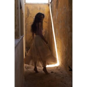 Ilianna Mavromati Instagram - "O, what a noble mind is here o’erthrown! 
The courtier’s, soldier’s, scholar’s, eye, tongue, sword, 
Th’ expectancy and rose of the fair state, 
The glass of fashion and the mould of form, 
Th’ observ’d of all observers, quite, quite down!"
Ophelia, Hamlet by W. Shakespeare
.
Photos by @apostolis_photography 🌹
.
Scenery by @ivansvitailo_official @palmtreecenter 🌴
.
#actor #acting #theatre #hamlet #ophelia #photography #photoshoot #lovemyfriends #lovemycoworkers #lovemyjob #lovelife #joy #inspiration #palmtreecenter