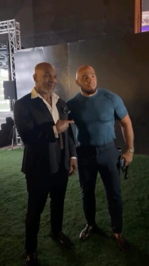 Ilir Latifi Instagram - Great meeting with legendary @miketyson 
A man with that truly amazing life story ✨