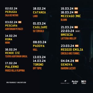 Immanuel Casto Instagram - Con grande piacere annuncio che sono state inserite nuove date per il mio spettacolo NON ERANO BATTUTE (monologo metacomico). 

Questo grazie all’accoglienza che state riservando a questo esperimento dedicato alle mie elucubrazioni dai risvolti - talvolta involontariamente - comici 🙏🏻

🎟️ Biglietti nel link in bio
