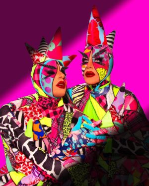 Immanuel Casto Instagram - Qualche scatto della sessione di make-up con cui @morgana.cosmica mi ha decostruito per il suo servizio fotografico per @dragraceitalia.official , per creare un doppio look in stile Club Kids.

Foto by @matteo_tasca_ph