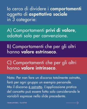Immanuel Casto Instagram - Riflessioni personali sul rapporto tra caratteristiche immodificabili e aspettative sociali.

Per quanto il post sia sviluppato sul tema della neurodivergenza, può forse essere generalizzato a tutte le caratteristiche che una persona ha la consapevolezza di non poter cambiare.

#neurodivergent #autismo #masking #neurodiversity