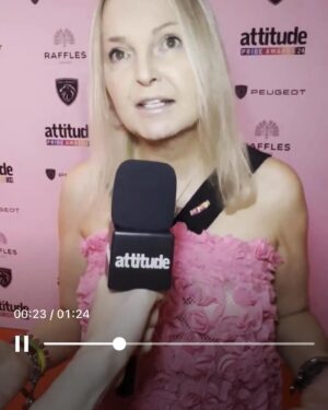 India Willoughby Instagram - My punk dress for the #AttitudeAwards 🧷🧷🧷🧷🧷