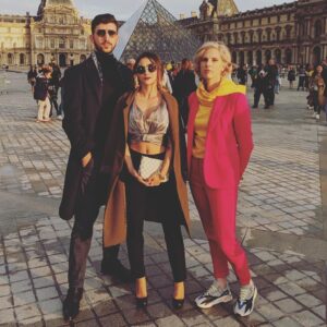 Indiana Black Instagram - The gang's outfits to the LV fashion show; such an incredible experience.