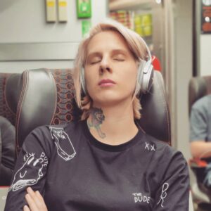 Indiana Black Instagram - I'm always out like a light as soon as you put me on a train. Too bad I can't sleep like this on flights. Also, serial killer podcasts - puts me to sleep Everytime.
