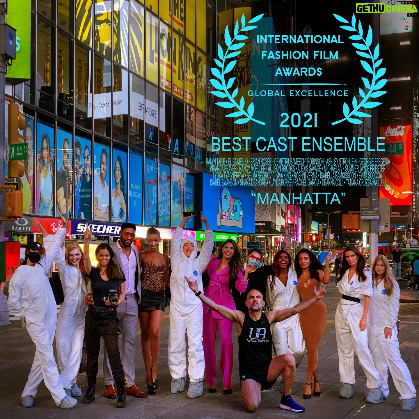Indrani Pal-Chaudhuri - 576 Likes - Happy New Year #2022! So much fun filming with the talented cast and crew of #Manhatta in #TimesSquare!
Celebrating theBest Cast Ensemble Award at the International Fashion Film Awards 2021 thanks to @fred.sweet #internationalfashionfilmawards⠀⠀
#lajollafashionfilmfestival
Cast: @i.am.meech @raminography #DrTabib #DrMello @nycsmiledesign @ashleystrohlein @gh_gory @realsummerpriester @mirandabeaverr @nancymoeller @thegirlonthebike @saima_name @asavagesincebirth @michaelav @lyokatyagnereva @selbreezy @_avaking @roshniverma @bellaxkiss @evitascoccia @isabelswanson @shana_deandrea @iamjaydakiara @_rachel.g @deannamarienyc @tatianacarmencruzhair #BrianRoser
Director: #Indrani @Indranipc
Producer: #GKReid
Casting: #JeffCohen, #SimonaSheinkman, #MayaraFerraz, @NYMMG
Choreographer: @shana_deandrea
Executive Producer: @raminography #ElisaMello
Color and vfx: @lucjob
Hair: @martynany and @natalymorenol Makeup: @shedresses, @yvesdurifthesalon
Stylist asst: @modelthaddeus, Production Asst: @spicymasalamama,
Editor: #PeterMostert
Cinematography: @zsgrantphoto
Music: #Asche&Spencer
Sound Design: #CaseyChester
Be careful what you wish for! With a poem by Harlem Renaissance poet Claude Mckay (1922) "On Broadway."
Follow @manhattafilm for more updates!
#femalefilm #fashionfilm #femalegaze #manhattafilm #indranipc #indranipalchaudhuri #supermodels #feministfantasy #smiledesign #newyorkcity #BIPOCfilmmakers #femalefilmmakers