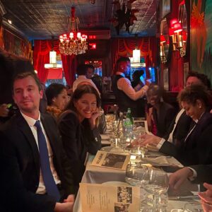 Indrani Pal-Chaudhuri Instagram - Honored to be part of the celebration of Josephine Baker - singer, siren, activist, anti-Naxi spy, featured in my upcoming film Queen Bess - entering the French Pantheon last week. With an inspiring speech by President Macron, lighting of the Empire State Building, and a Dinner in New York at Chez Josephine, with the brilliant Consul General of France #JeremieRobert and his wonderful wife, Josephine’s son @Jari Bouillon-Baker, the #BrooklynMuseum's #MatthewYokobosky, activists Dennis and #LynneSpeed, Reflex’s #LucBesnier, @Jaad.design #EmilyinParis producer #StephenBrown and actor #ThierryPeyroux, and #GKReid #QueenBess producer.
.
.
.
#JosephineBaker #Womenartists #bipocwomenmatter #icons #BessieColemanfilm
