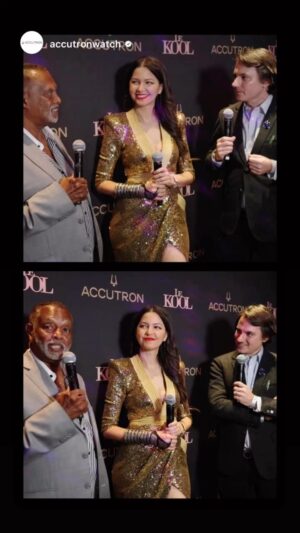 Indrani Pal-Chaudhuri Instagram - Celebrating the women’s empowerment anthem Ladies’ Night, for Accutron’s birthday, and its new hosts @indranipc and @daveybarrett. Join our special edition, talking to Robert “Kool” Bell, co-founder of the legendary disco soul band Kool & The Gang. Tune in for a sparkling chat with this music icon!

#koolandthegang #lekoolchampagne #accutron #robertkoolbell #ladiesnight #womenempowerment #podcast #accutronshow